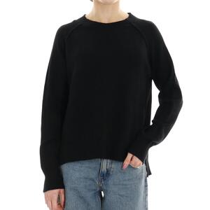 MAGLIA CON SPACCHI NERO